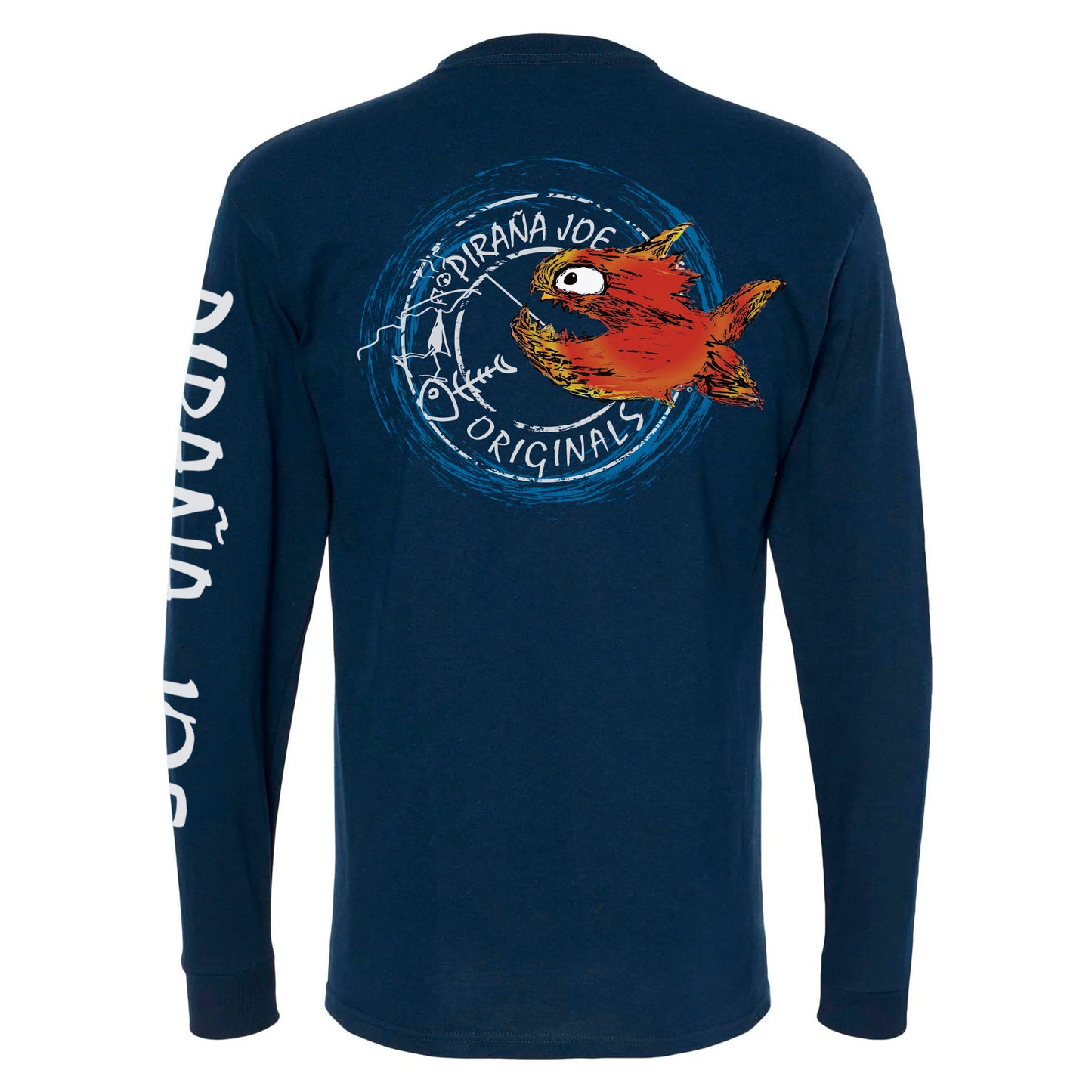 Classic Tee Blue Long Sleeve PJ Stamp