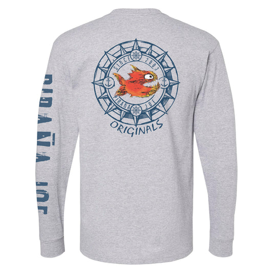 Classic Tee Gray Long Sleeve 16--03