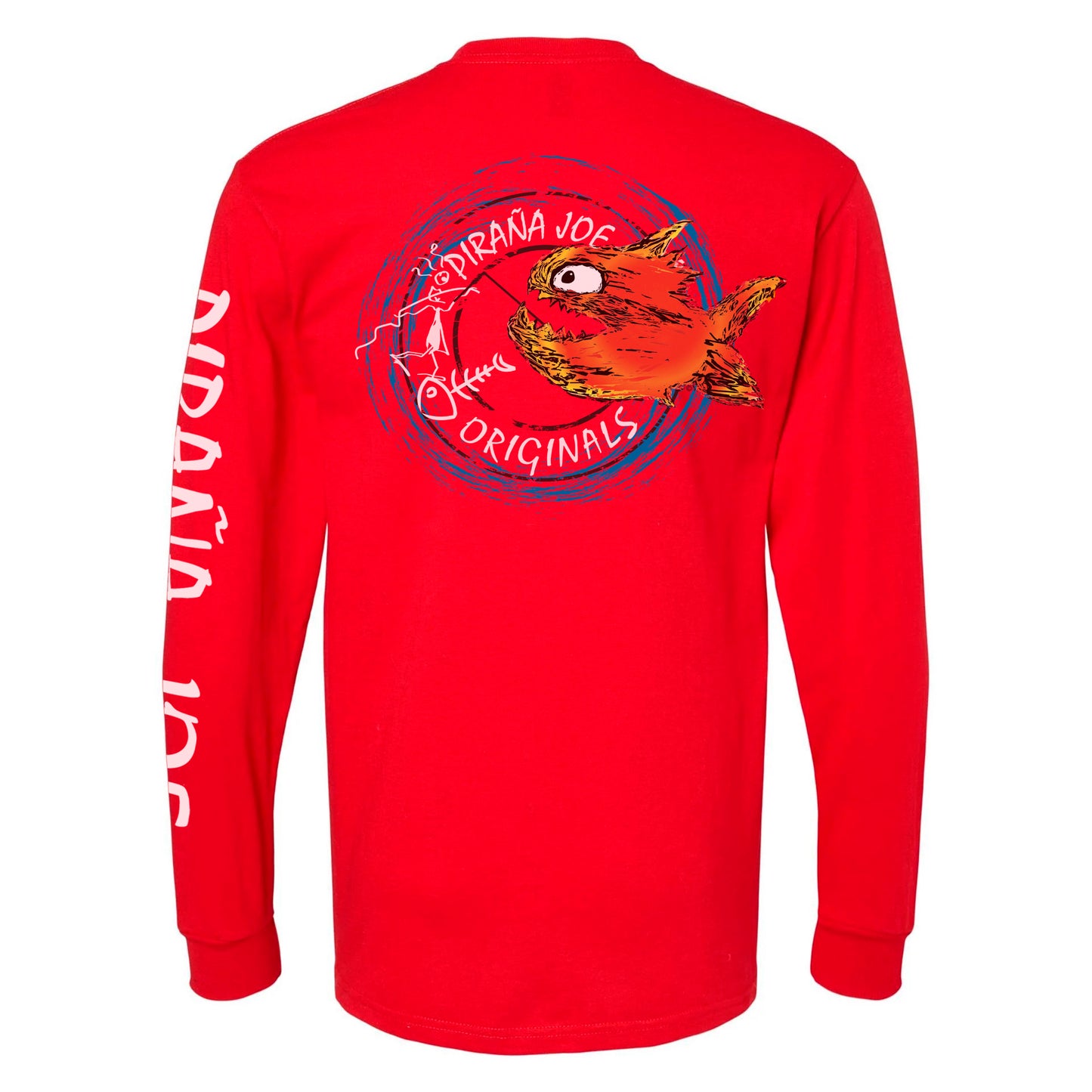 Classic Tee Red Long Sleeve PJ Stamp