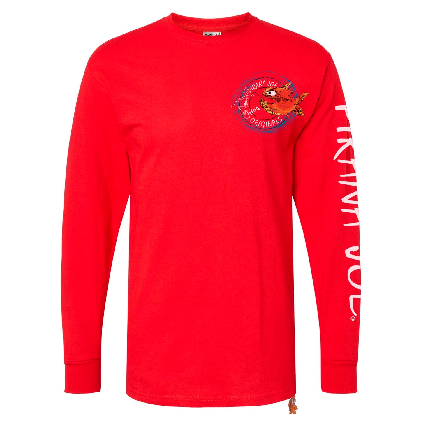 Classic Tee Red Long Sleeve PJ Stamp