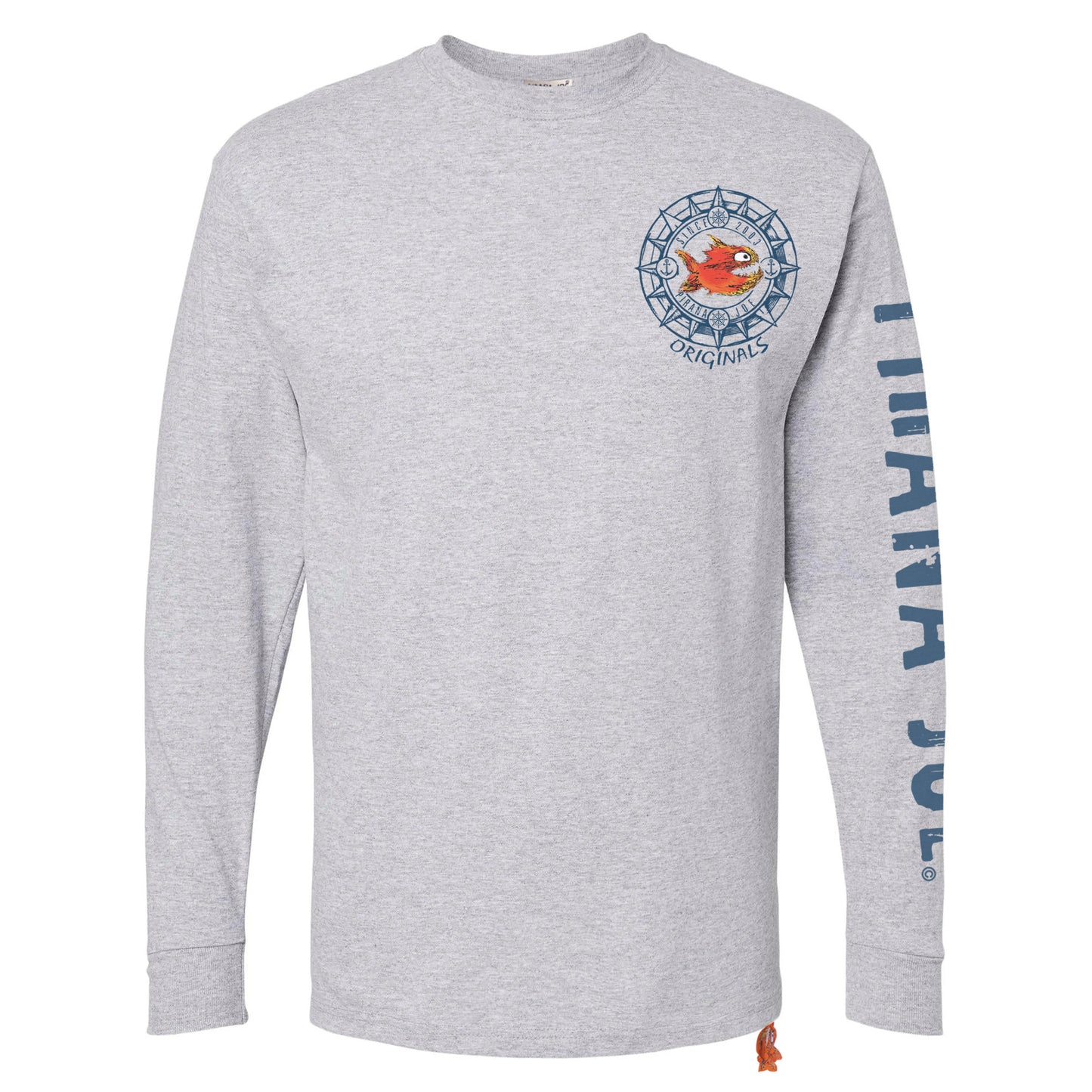 Classic Tee Gray Long Sleeve 16--03