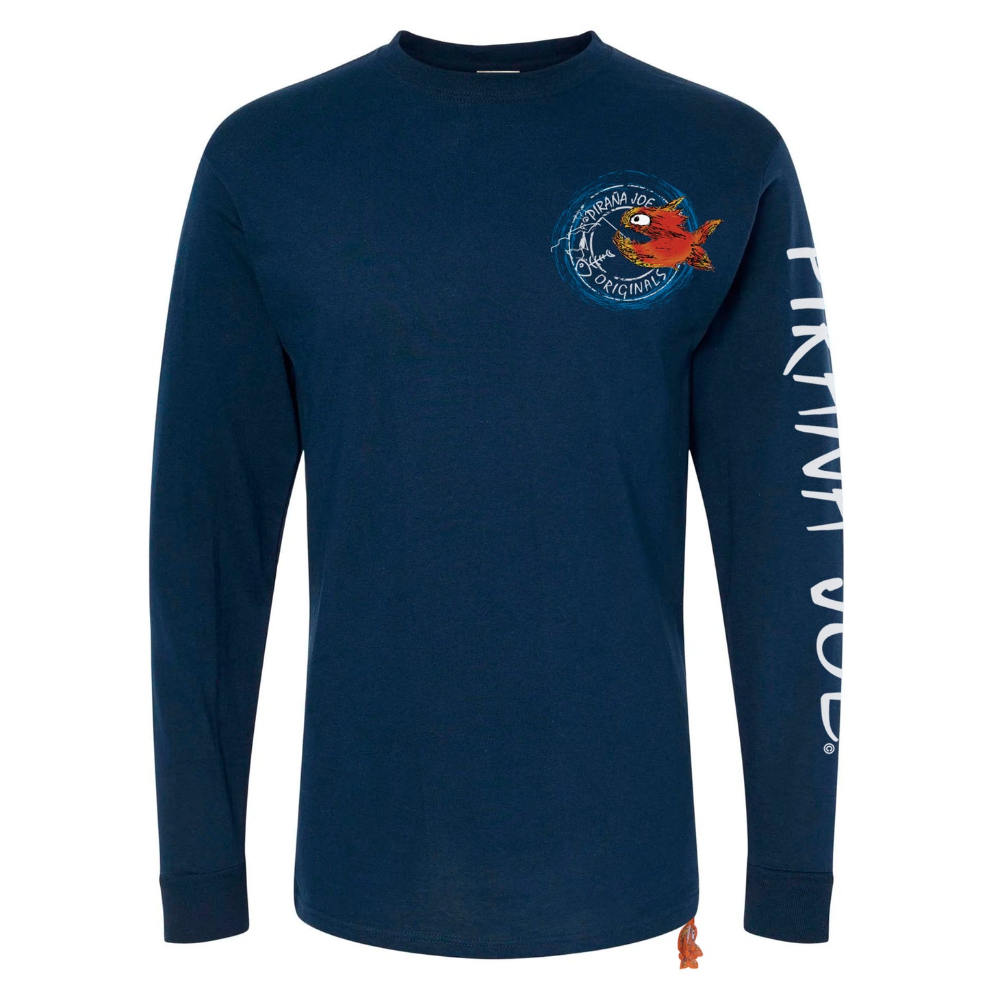 Classic Tee Blue Long Sleeve PJ Stamp