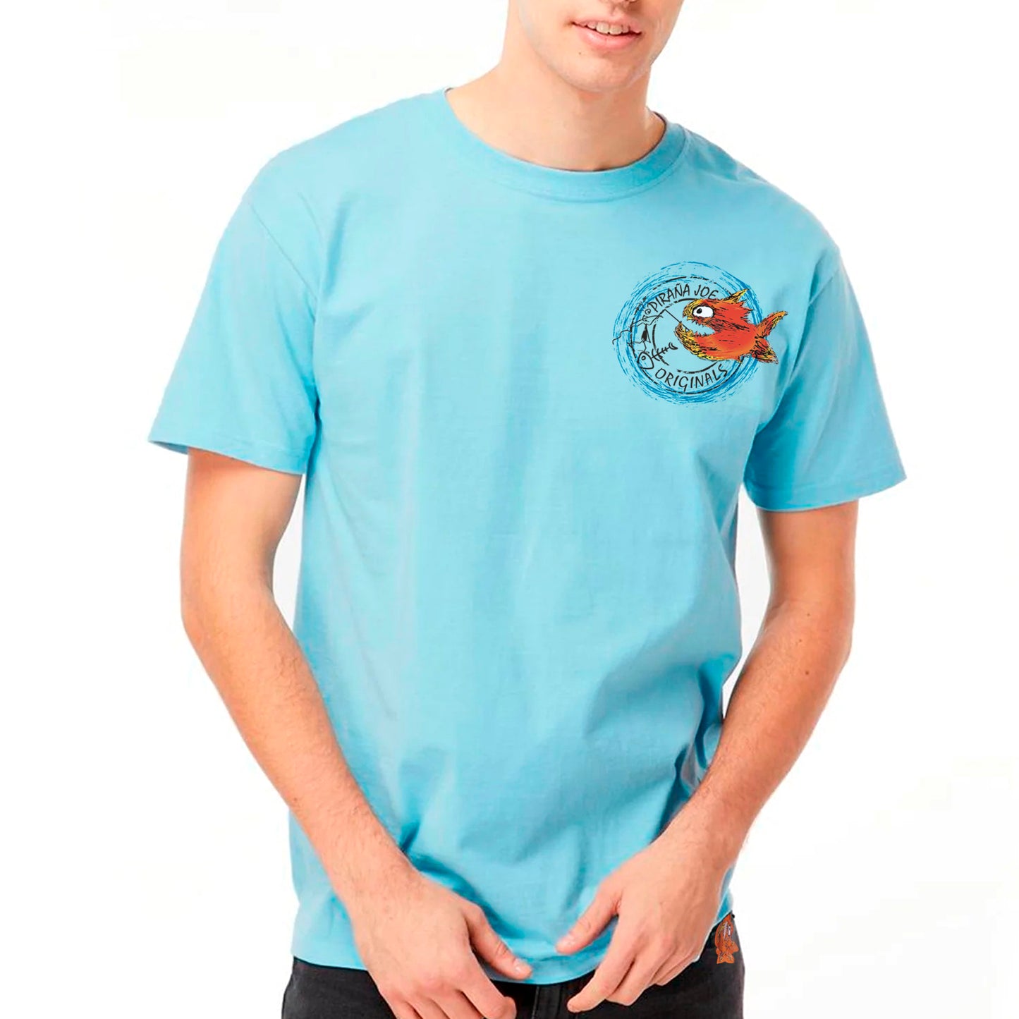 Classic Tee Light Blue PJ Stamp